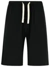 Palm Angels Palm Logo Print Bermuda Shorts In Black
