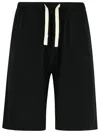 Palm Angels Palm Logo Print Bermuda Shorts In Black
