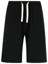Palm Angels Palm Logo Print Bermuda Shorts In Black