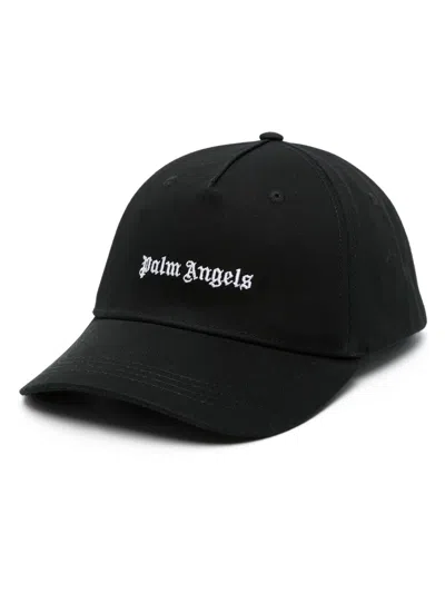 Palm Angels Black Cotton Hat