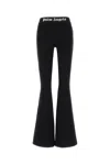 Palm Angels Logo-waistband Flared Leg Pants In 1010