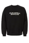 Palm Angels Black Cotton Oversize Sweatshirt