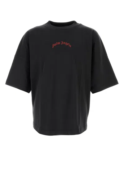 Palm Angels Black Cotton Oversize T-shirt
