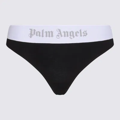 Palm Angels Black Cotton Slip