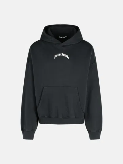 Palm Angels Black Cotton Sweatshirt