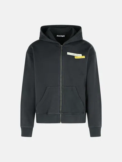 Palm Angels Black Cotton Sweatshirt
