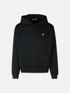 Palm Angels Black Cotton Sweatshirt In Black