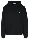 Palm Angels Brand-embroidery Kangaroo-pocket Relaxed-fit Cotton-jersey Hoody