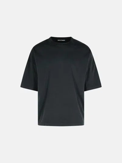 Palm Angels Black Cotton T-shirt