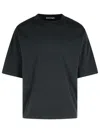 Palm Angels Logo-tag Round-neck T-shirt In Black
