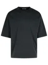 Palm Angels Logo-tag Round-neck T-shirt In Black