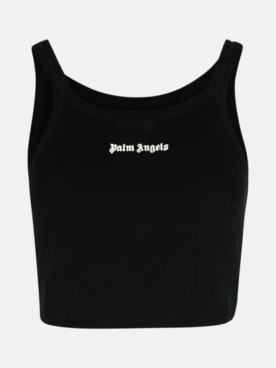 Palm Angels Black Cotton Top