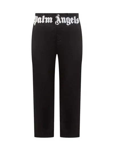 PALM ANGELS PALM ANGELS COTTON TROUSERS