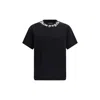 Palm Angels Logo Cotton Crew Neck Regular T Shirt In Multi