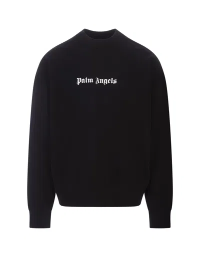 Palm Angels Sweaters In Black