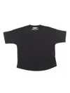 Palm Angels Classic Logo Cotton Jersey T-shirt In Black