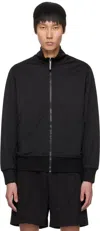 Palm Angels Classic Logo Tech Zip Track Jacket In Black - Of