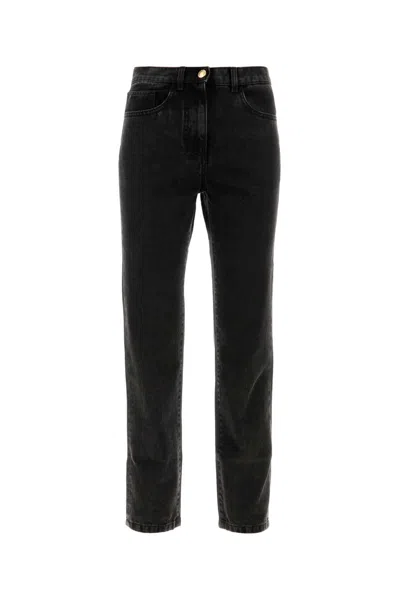 PALM ANGELS BLACK DENIM JEANS