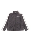 Palm Angels Black Down Jacket In Black