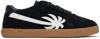 Palm Angels New Palm 1 Suede Sneakers In Black White