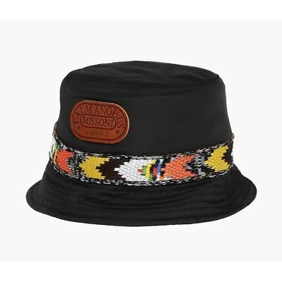Pre-owned Palm Angels X Synonymous Luxury Buck Hat In Black