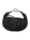 Palm Angels Big Palm Zipped Hobo Bag In Black