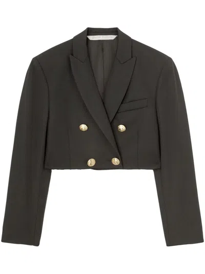 Palm Angels Black Polyester Blend Boyfriend Blazer
