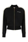 Palm Angels Track Sweatshirt Polyester Noir In 1003