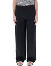 Palm Angels Monogram Nylon Parachute Pants In Black