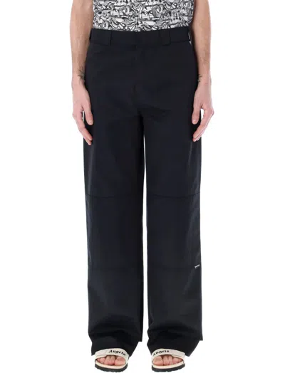 PALM ANGELS BLACK REVERSED CHINO PANT