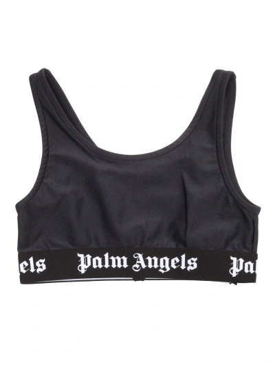 Palm Angels Black Sports Top