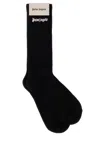 Palm Angels Ribbed Stretch Cotton Blend Socks