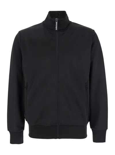 Palm Angels Black Sweatshirt With Lettering Logo Printed On The Back
