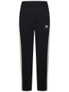 PALM ANGELS BLACK TECHNICAL FABRIC TRACK TROUSERS