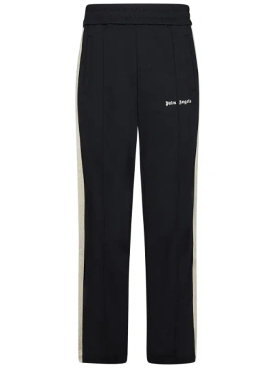 PALM ANGELS BLACK TECHNICAL FABRIC TRACK TROUSERS