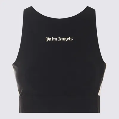 Palm Angels Top With Logo In Black  