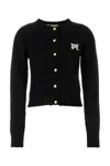 Palm Angels Cardigan Long Sleeves Wool Blend