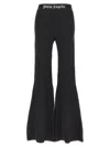 Palm Angels Classic Logo Flared Pants In Black