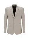 Palm Angels Blazers E Vests In Beige Bla