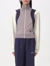 Palm Angels Purple Colorblock Track Jacket In Violet