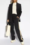 Palm Angels Blazer With Pockets In Navy Blue