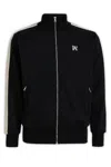 Palm Angels Onogram Track Jacket In Schwarz