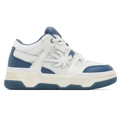 Palm Angels Blue & White Palm Skate Sneakers