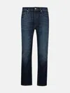 Palm Angels Blue Denim Jeans In Blue