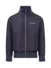 Palm Angels Man Jacket Navy Size L Linen In Blue