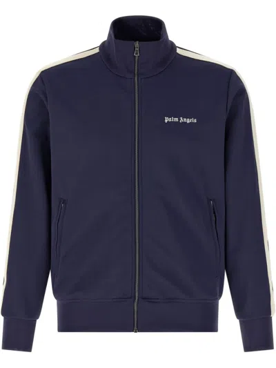 PALM ANGELS BLUE LOGO TRACK JACKET