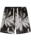 Palm Angels Bluprint Palms Shorts In Schwarz
