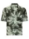 Palm Angels Blueprint Shirt In Green