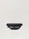 Palm Angels Blurred Logo  Fannypack In Black