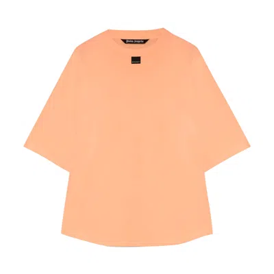 Pre-owned Palm Angels Blurred Logo Over Tee 'orange'